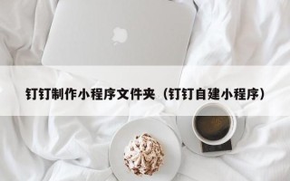 珠海钉钉制作小程序文件夹（钉钉自建小程序）